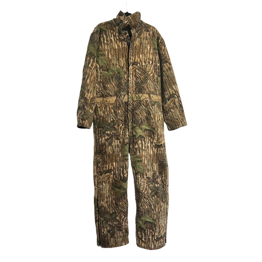 Vintage Cabelas Mens Coveralls Quilted Realtree Camo … Gem